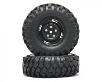 BoomRacing 1/10 KRT Crawler Wheel & Tire Set 108MM K1...