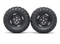 BoomRacing 1/10 KRT Crawler Wheel & Tire Set 90MM K1...