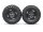 BoomRacing 1/10 KRT Crawler Wheel & Tire Set 90MM K1 Black BRK624190BK