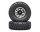 BoomRacing 1/10 KRT Crawler Wheel & Tire Set 108MM K1 Black BRK624208BK