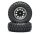BoomRacing 1/10 KRT Crawler Tire Set 96MM K1 Black BRK624206BK