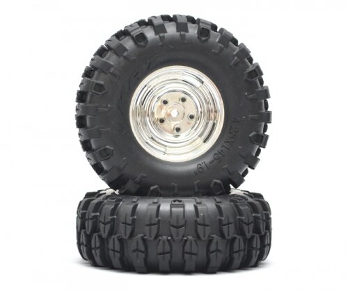 BoomRacing 1/10 KRT Crawler Chrome Tire Set 108MM K2 BRK624308C