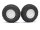 BoomRacing 1/10 KRT Crawler Tire Set 100MM K3 White BRK624100W