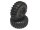 BoomRacing 1/10 KRT Crawler Tire Set 108MM K2 Black BRK624018BK