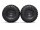 BoomRacing 1/10 KRT Crawler Tire Set 108MM K1 Black BRK624008BK