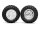 BoomRacing 1/10 KRT Crawler Chrome Wheel & Tire Set 90MM K1 BRK624000C