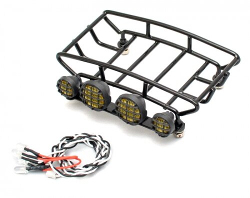 BoomRacing RC Crawler Luggage Tray With Led-Mini (S Yellow BRK770065Y