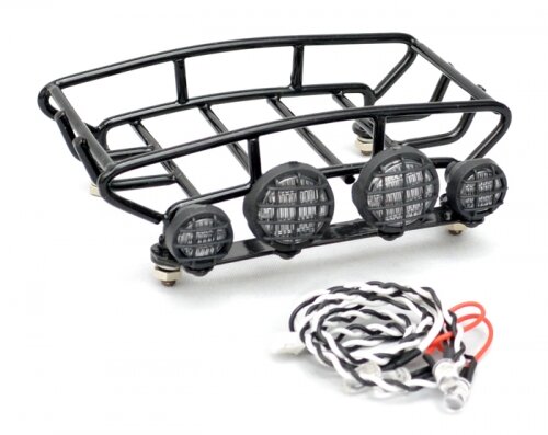 BoomRacing RC Crawler Luggage Tray With Led-Mini (S White BRK770065W