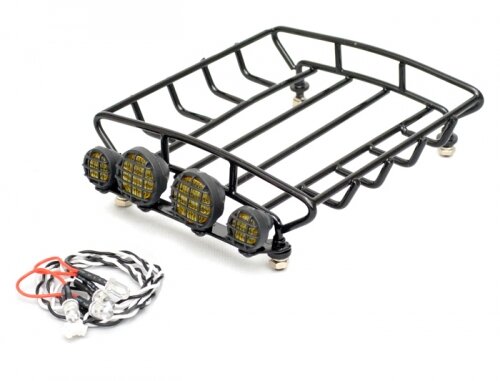 BoomRacing RC Crawler Luggage Tray With Led-Mini (Big Yellow BRK770066Y