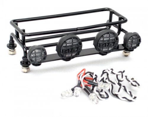 BoomRacing Crawler Luggage Tray With Light (S) White BRK770070W
