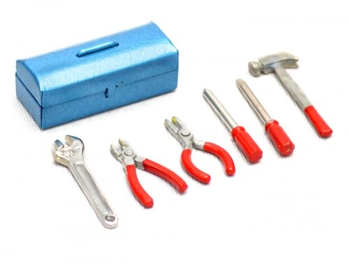 BoomRacing Scale Accessories - RC Tool Set Red BRK790009R