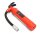 BoomRacing RC Scale Accessories - 1/5 Fire Extinguisher Big Red for Crawler BRK790013B