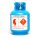 BoomRacing Scale Accessories - Gas Cylinders Blue BRK790015B