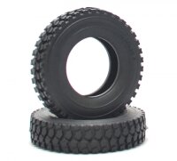 BoomRacing Tamiya 1/14 Truck Tire F 1pair  Size  85 x...