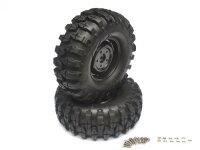 BoomRacing 1/10 KRT Crawler Tire Set 108MM K2 Black...