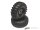 BoomRacing 1/10 KRT Crawler Tire Set 108MM K2 Black BRK624308BK