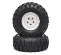 BoomRacing 1/10 KRT Crawler Tire Set 108MM K2 White...