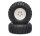 BoomRacing 1/10 KRT Crawler Tire Set 108MM K2 White BRK624308W