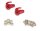 BoomRacing 1/10 Bolt-on Hooks / Large Red RECON G6 The Fix Certified BRKT790064