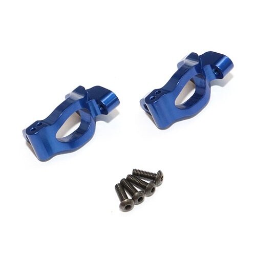Team Raffee & Co Aluminum Front C-Hub - 1 Pair Blue for Traxxas LaTrax Teton BRTE003B