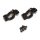 Team Raffee & Co Aluminum Front C-Hub - 1 Pair Black for Traxxas LaTrax Teton BRTE003BK