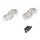 Team Raffee & Co Aluminum Front C-Hub - 1 Pair Silver for Traxxas LaTrax Teton BRTE003S