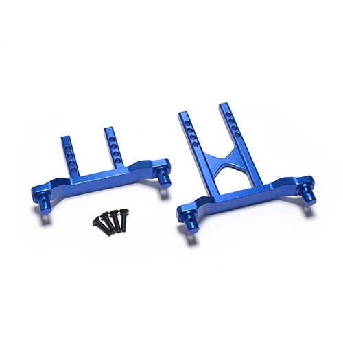 Team Raffee & Co Aluminum Front & Rear Body Post - 1 Set Blue for Traxxas LaTrax Teton BRTE011B