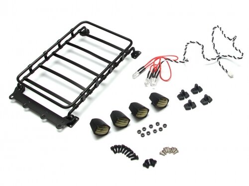 BoomRacing Luggage Tray with Lights Yellow BRK770074Y