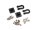 BoomRacing 1/10 Scale RC Aluminum Winch Shackle (Large) Black 2pc RECON G6 The Fix Certified BRKT790062BK