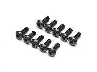 BoomRacing Aluminum 7075 M3x8 Hex Socket Button Head...