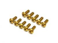 BoomRacing Aluminum 7075 M3x8 Hex Socket Button Head...