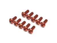 BoomRacing Aluminum 7075 M3x8 Hex Socket Button Head...