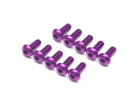 BoomRacing Aluminum 7075 M3x8 Hex Socket Button Head...