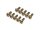 BoomRacing Aluminum 7075 M3x8 Hex Socket Button Head Screws Bolts  (10) Titanium BRHSA38TIT