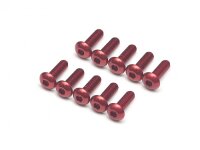 BoomRacing Aluminum 7075 M3x10 Hex Socket Button Head...