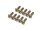 BoomRacing Aluminum 7075 M3x10 Hex Socket Button Head Screws Bolts (10) Titanium BRHSA310TIT