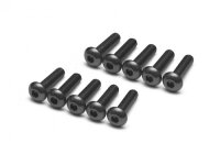 BoomRacing Aluminum 7075 M3x12 Hex Socket Button Head...