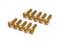 BoomRacing Aluminum 7075 M3x12 Hex Socket Button Head...