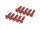 BoomRacing Aluminum 7075 M3x12 Hex Socket Button Head Screws Bolts (10) Orange BRHSA312OR