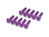 BoomRacing Aluminum 7075 M3x12 Hex Socket Button Head...