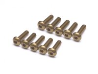 BoomRacing Aluminum 7075 M3x12 Hex Socket Button Head...