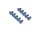 BoomRacing Aluminum 7075 M3x6 Hex Socket Flat Head Screws Bolts  (10) Blue BRHSB36B