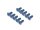 BoomRacing Aluminum 7075 M3x8 Hex Socket Flat Head Screws Bolts  (10) Blue BRHSB38B