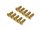 BoomRacing Aluminum 7075 M3x10 Hex Socket Flat Head Screws Bolts (10) Gold BRHSB310GD