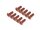 BoomRacing Aluminum 7075 M3x10 Hex Socket Flat Head Screws Bolts (10) Orange BRHSB310OR