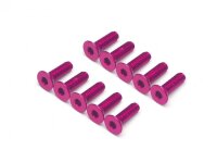 BoomRacing Aluminum 7075 M3x10 Hex Socket Flat Head...