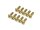 BoomRacing Gold Anodized Alloy M3x10 Hex Socket Button Head Screws Bolts (10) BRHSA310BJ