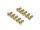 BoomRacing Gold Anodized Alloy M3x8 Hex Socket Flat Head Screws Bolts  (10) BRHSB38BJ