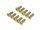 BoomRacing Gold Anodized Alloy M3x10 Hex Socket Flat Head Screws Bolts(10) BRHSB310BJ