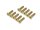 BoomRacing Gold Anodized Alloy M3x12 Hex Socket Button Head Screws Bolts (10) BRHSB312BJ